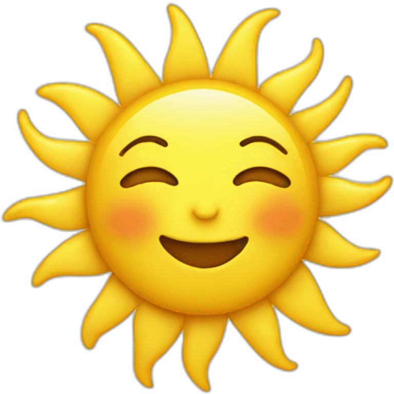 Sunshine with love emoji