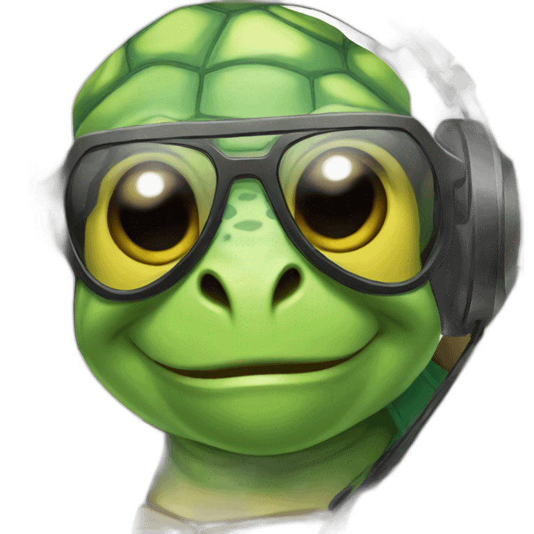  dj turtle emoji