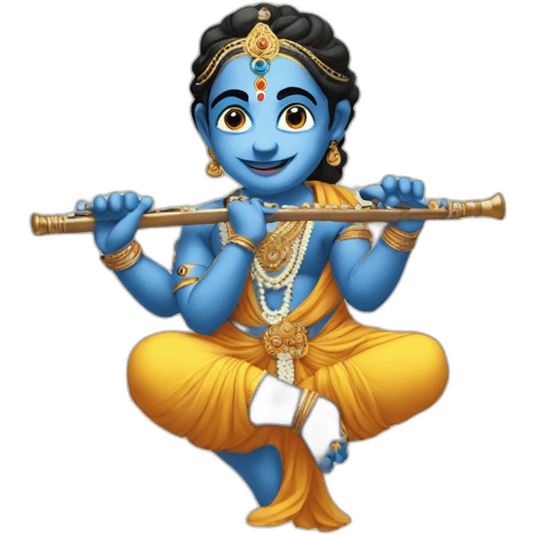 krishna with flute emoji