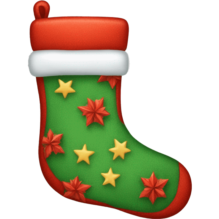 Christmas stocking emoji