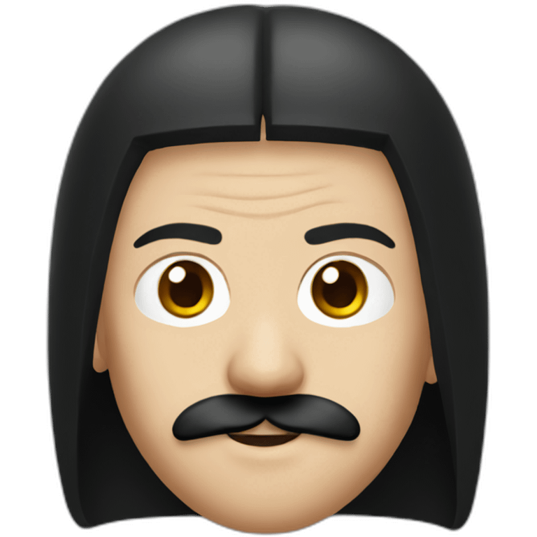 Eminem black hair moustache emoji