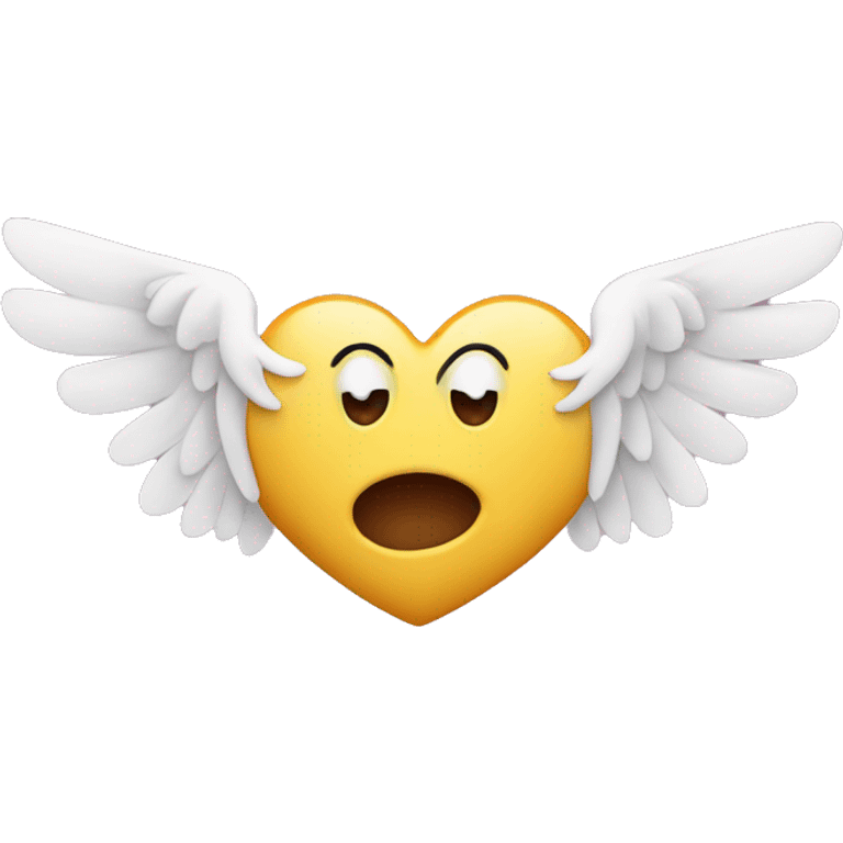 Heart with wings  emoji