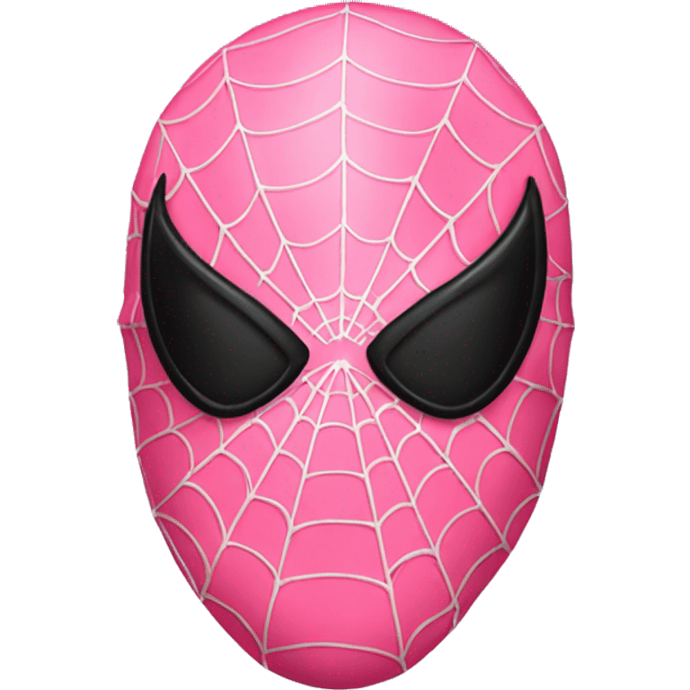 spiderman mask pink emoji