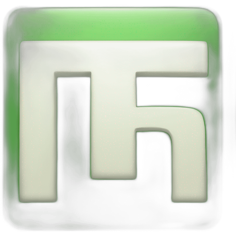 Logo with green letter "T"Т emoji