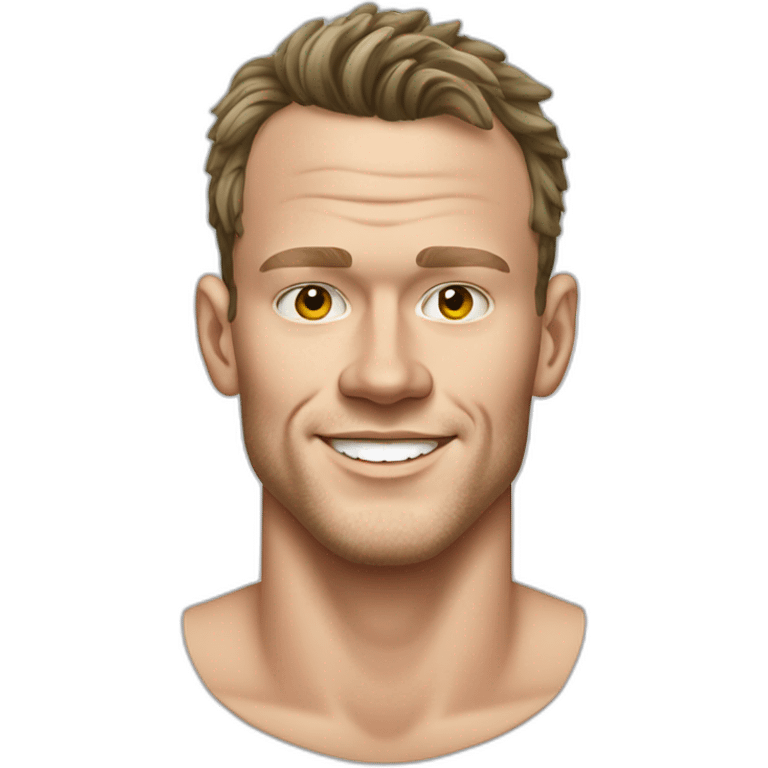 Jonathan Toews as a beach bum emoji