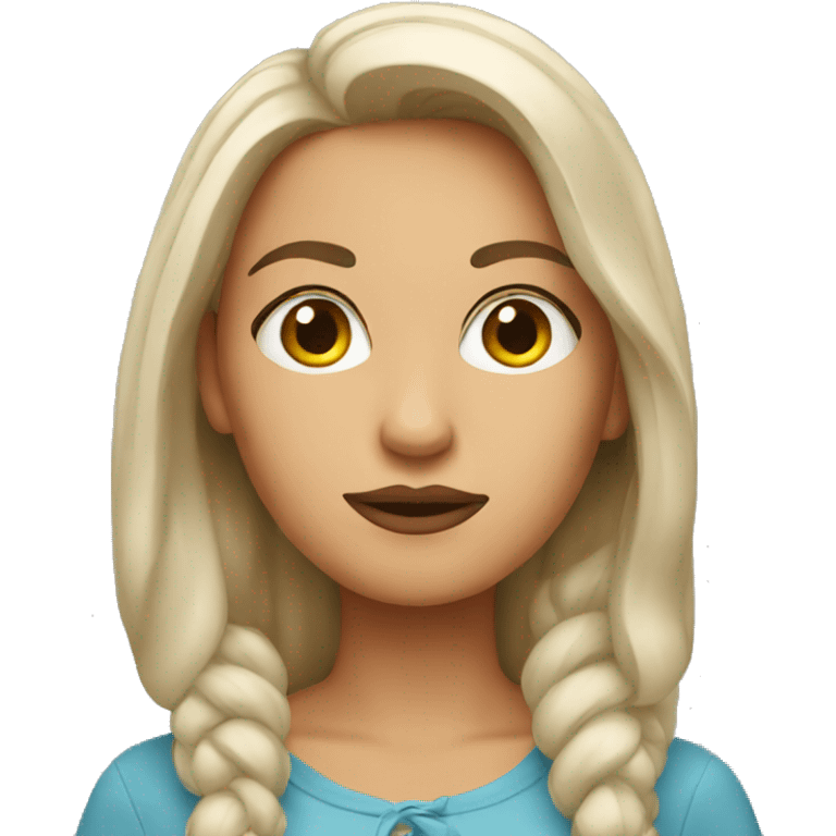 memoji pensive woman emoji