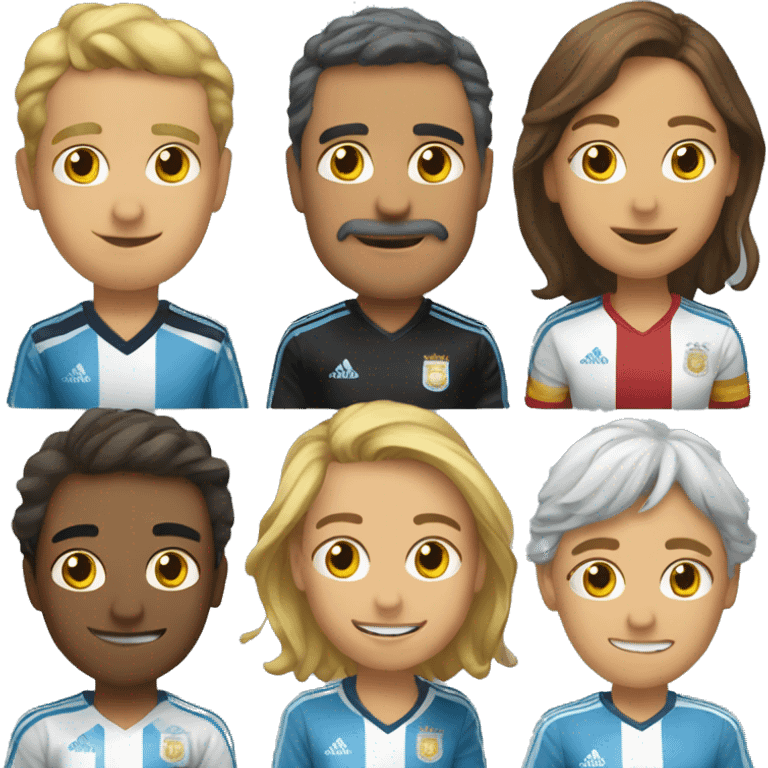 Las 3 estrellas de argentina  emoji