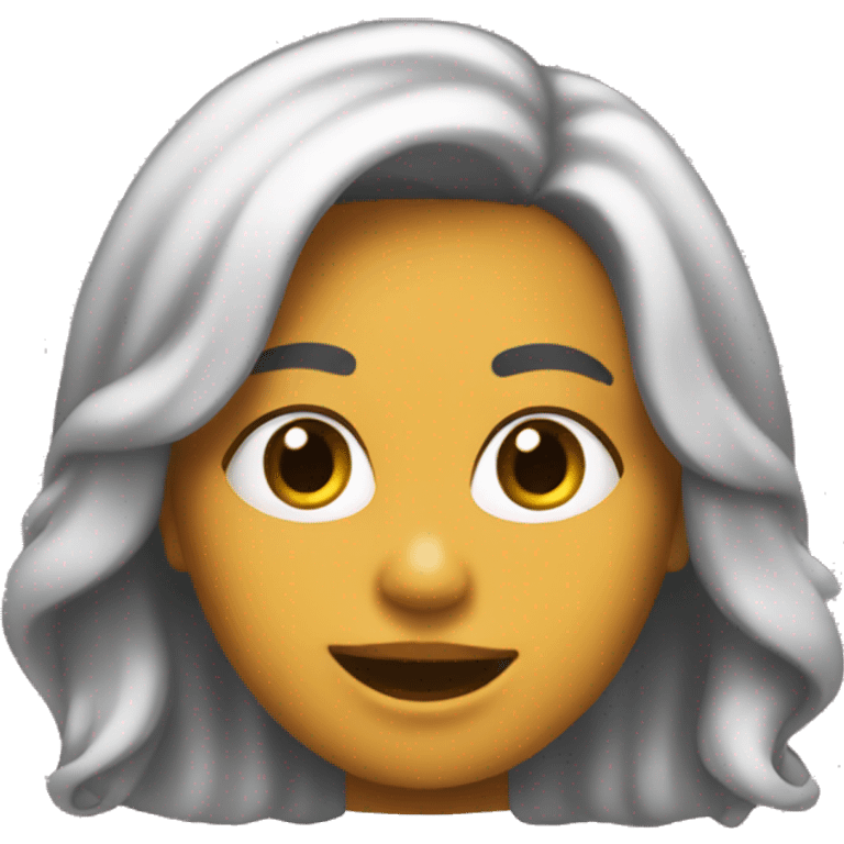 chica ondulada emoji