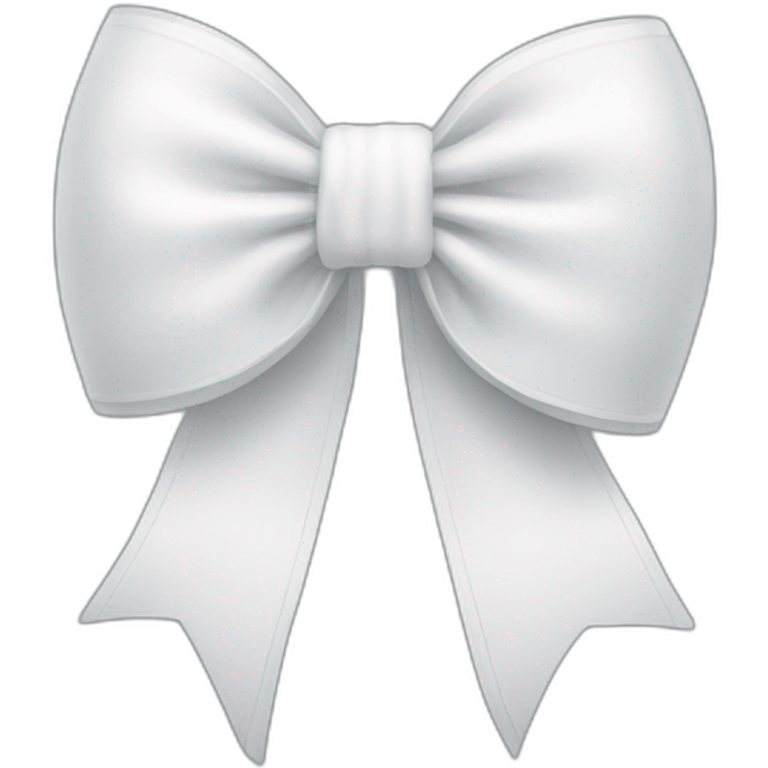 white bow emoji