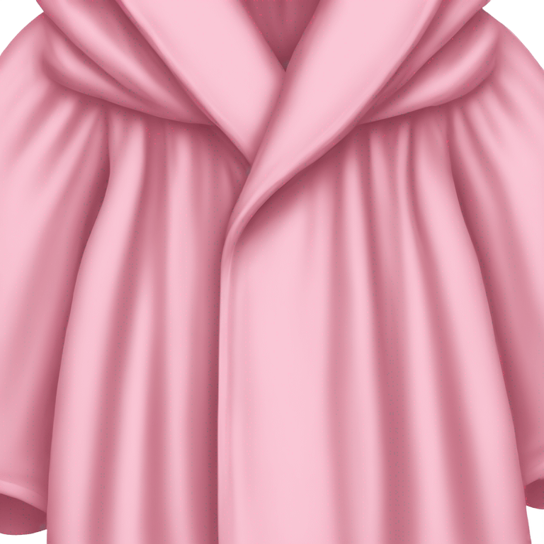 Soft pink robe emoji