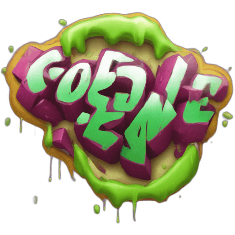 graffiti of the words "good game" emoji