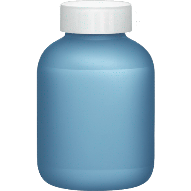 blue-grey bottle of scalp scrub emoji