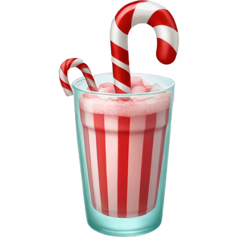 Candy cane drink  emoji