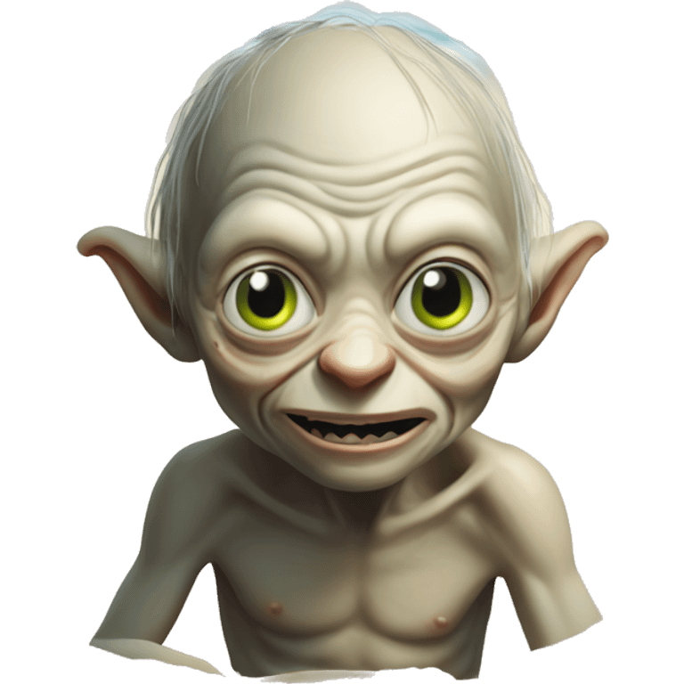 gollum at the beach emoji