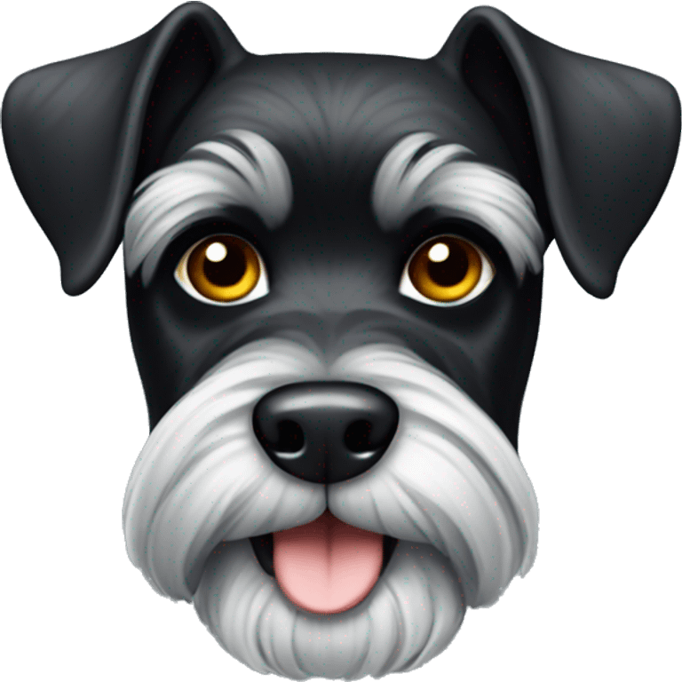 Black Schnauzer small emoji