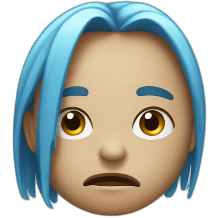 Crying bonbon emoji