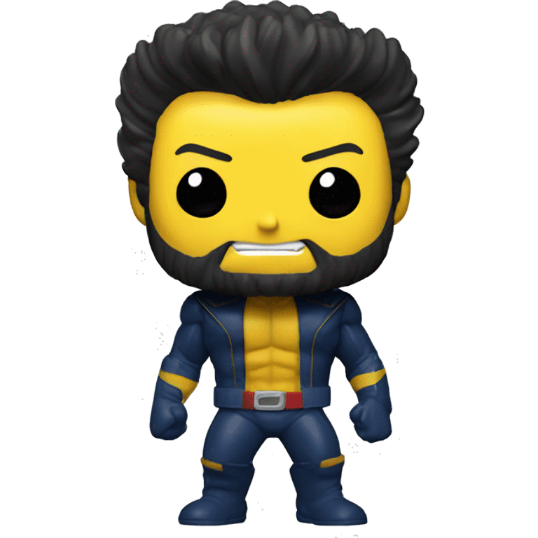 Funko pop wolverine from x-men emoji