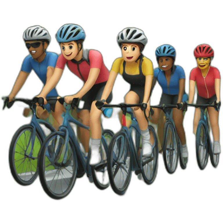 Group bike ride emoji