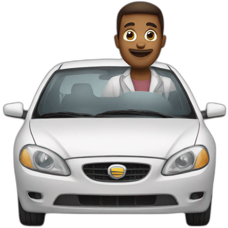 i am goig to rent a car emoji