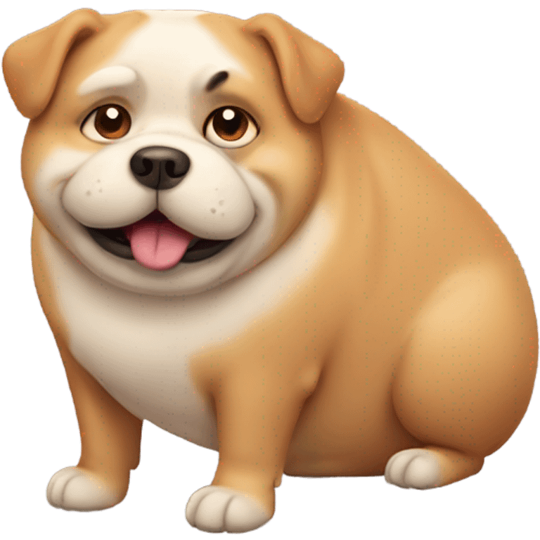 fat dog emoji