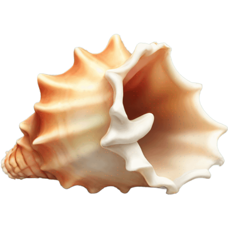 Conch shell emoji