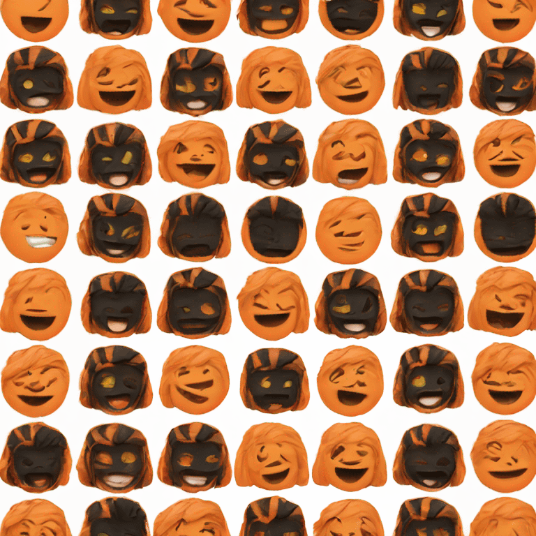 MARPLE cheer orange and black emoji