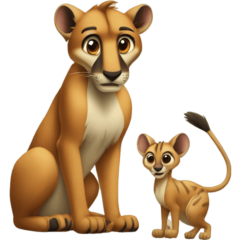 Timon et puma emoji