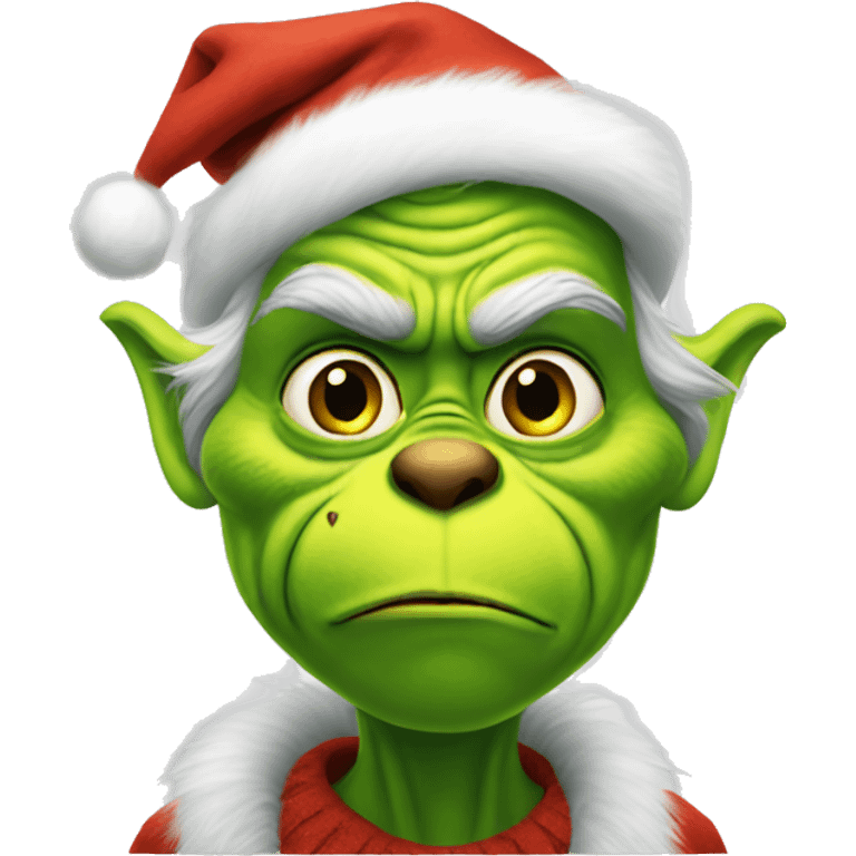 Grinch Christmas emoji