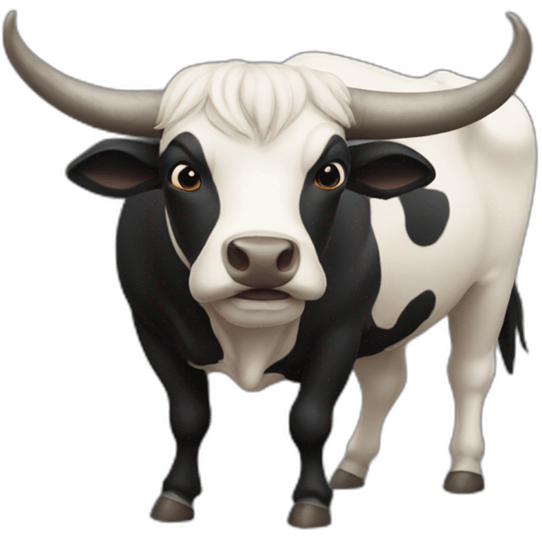 black bull emoji