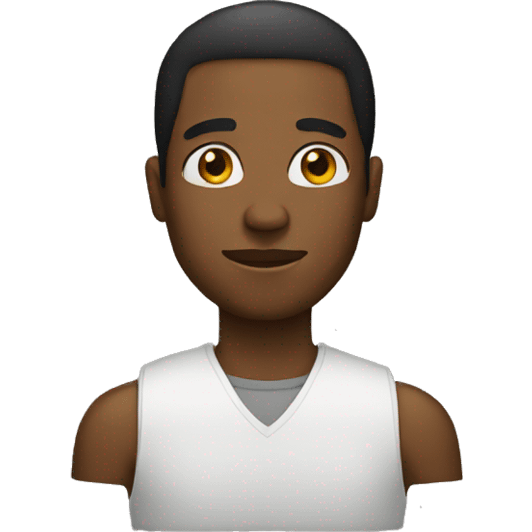 Black man emoji