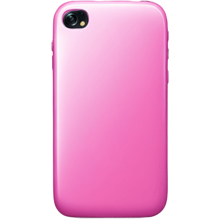 Pink cellphone emoji