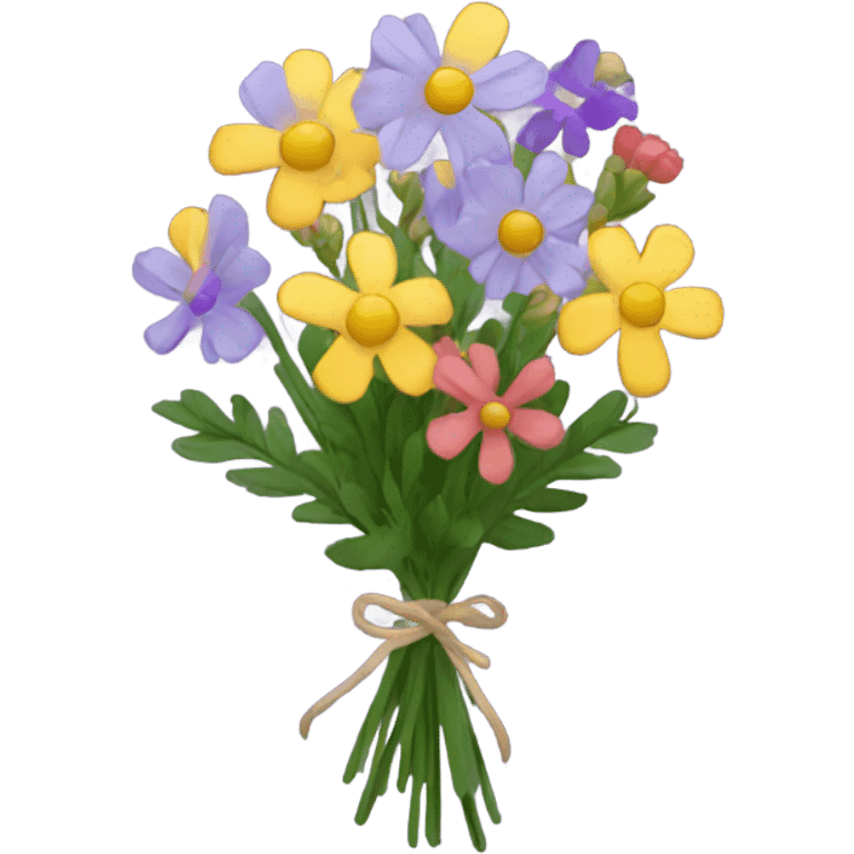 Wildflower bouquet  emoji