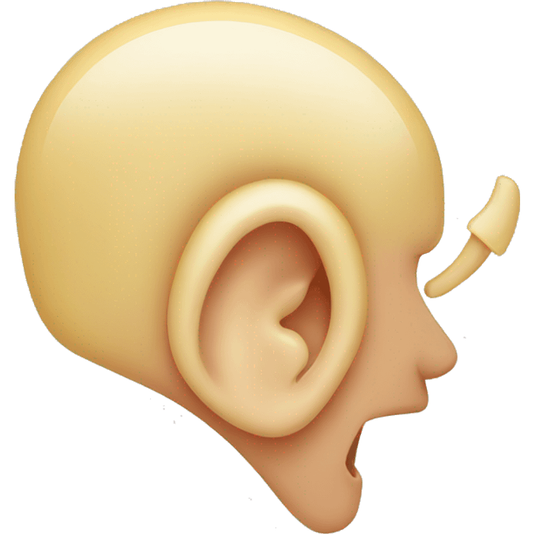 Tinnitus ear emoji