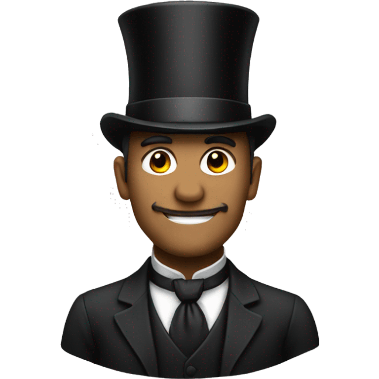 Man with a top hat emoji