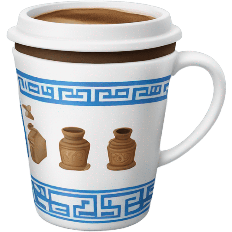 New York Greek coffee cup emoji