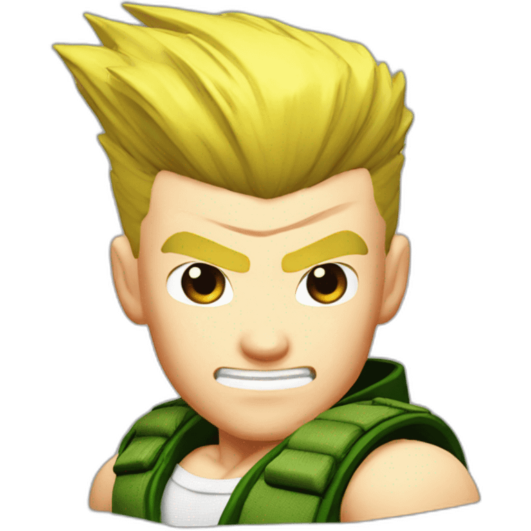 Guile in Street fighter 6 emoji