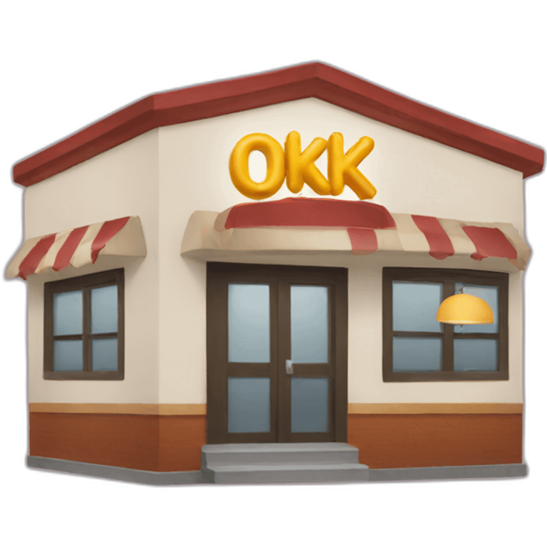 Ok and restaurant emoji