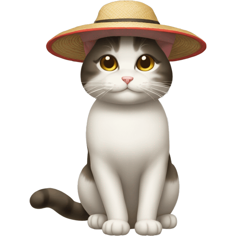 japan hat cat emoji