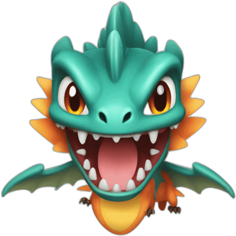 Dracaufeu pokémon emoji