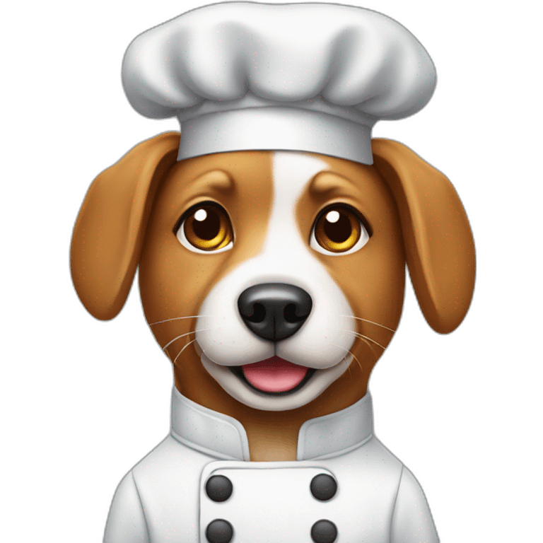 dog chef emoji