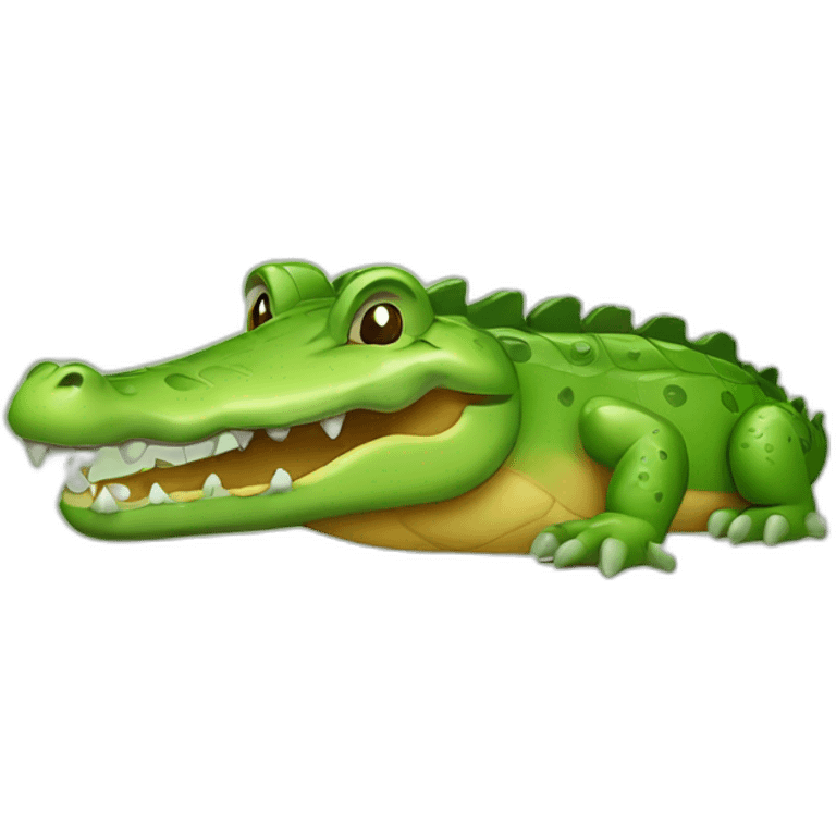 Crocodile sur souris emoji