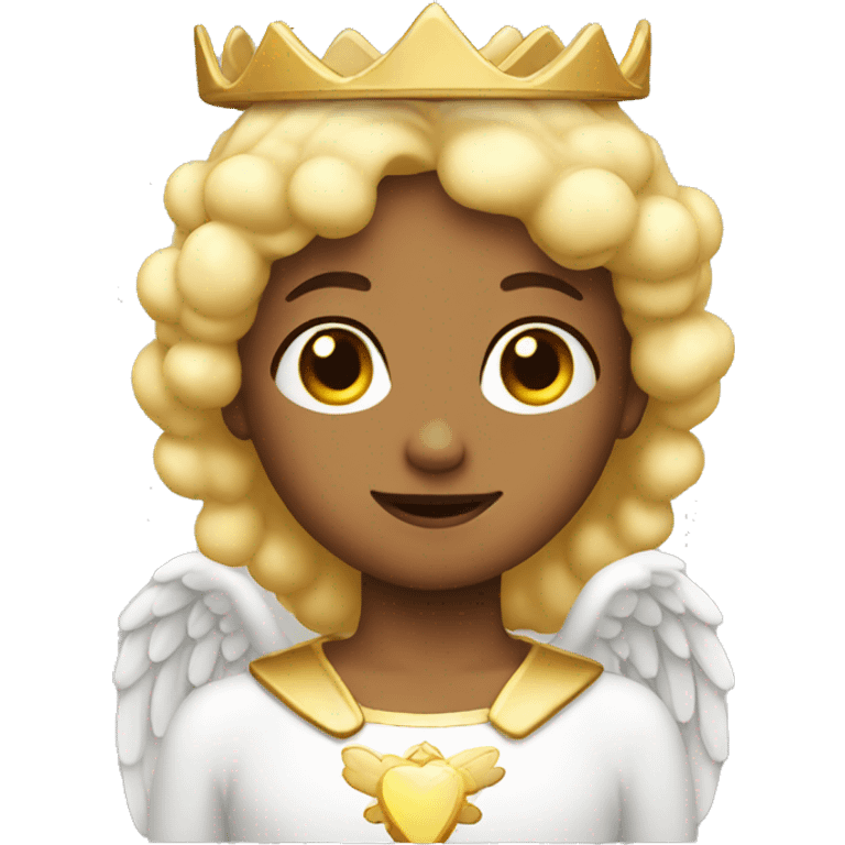 angel with crown  emoji