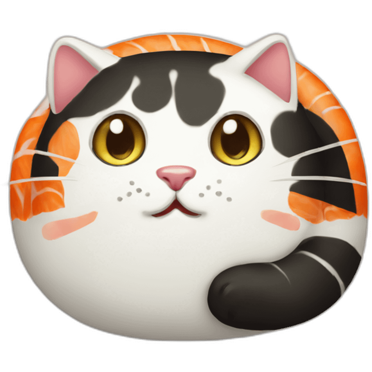 sushi cat emoji