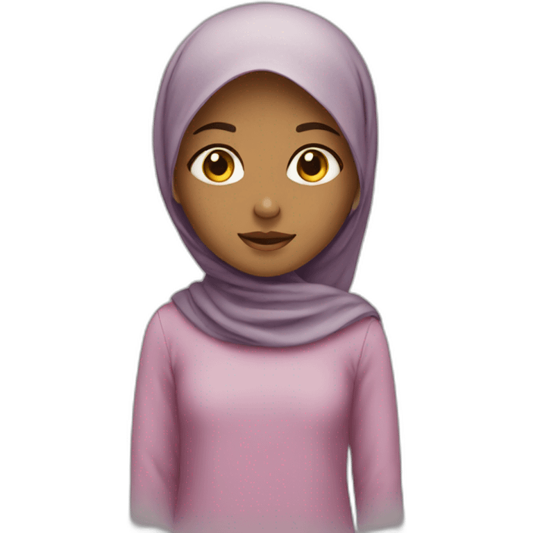 Muslim little girl emoji