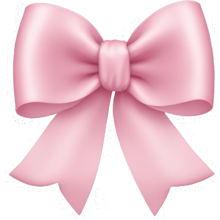 light pink ribbon bow emoji