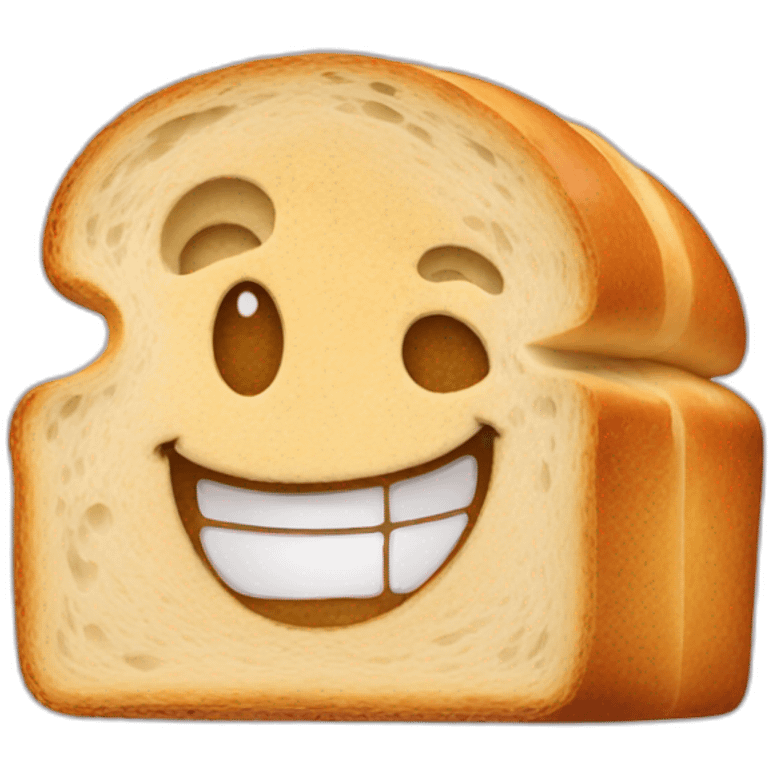 Bread smile emoji