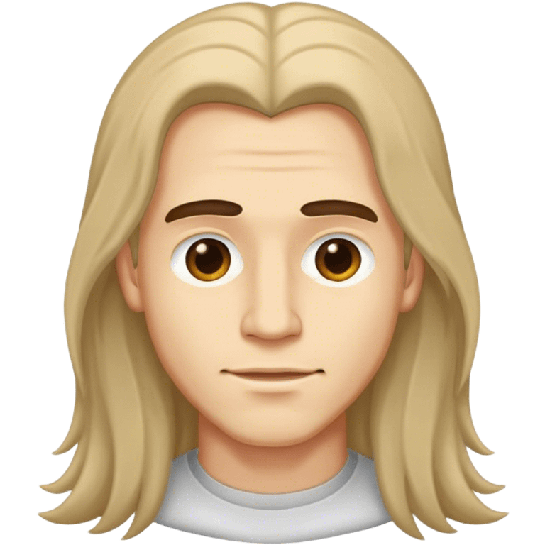 Long hairs men emoji