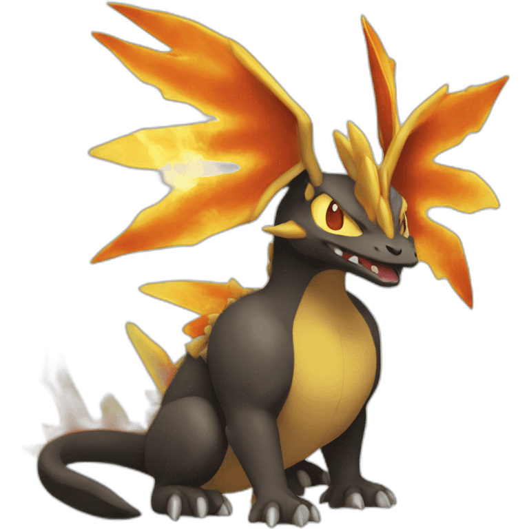 Dragau feu pokémon emoji