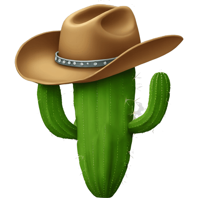 Cactus cowboy hat  emoji