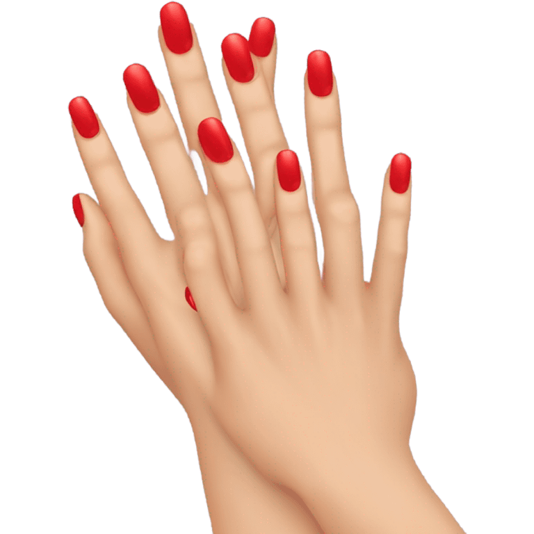 red nails emoji